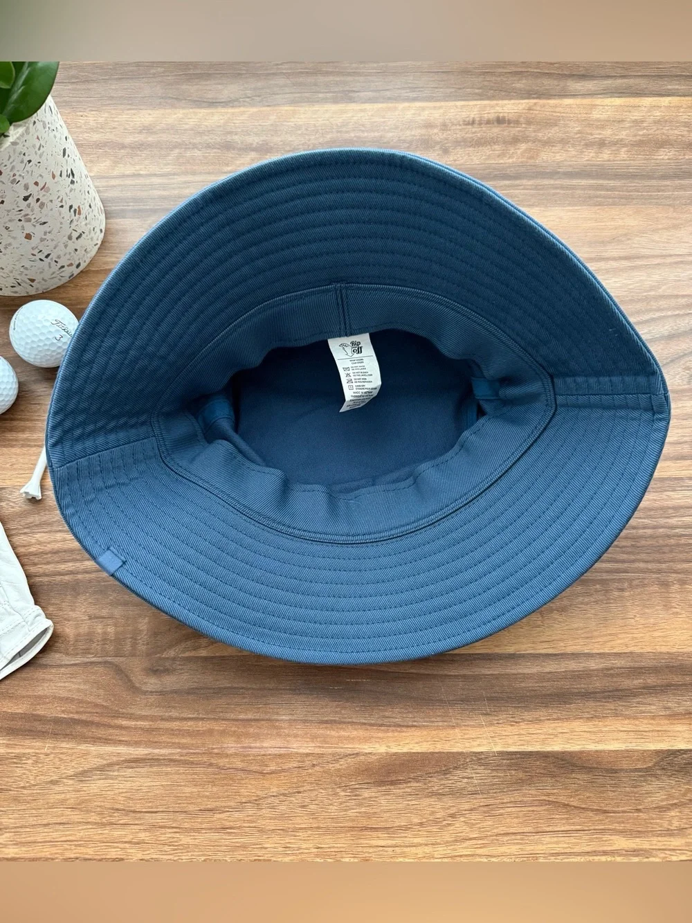 TravisMathew Seaview Women's Blue Bucket Hat in Dark Wash